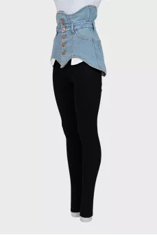 Blue Denim Basque