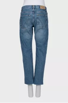 Boyfriend jeans blue color