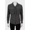 Fitted shirt with buttons