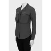Fitted shirt with buttons