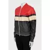 Slim fit leather jacket
