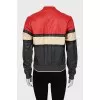 Slim fit leather jacket