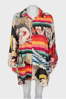 Long loose fit shirt