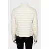 Quilted jacket white