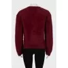 Long pile wool sweater