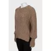 Brown slim fit jumper