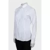 White fitted shirt
