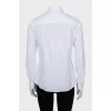 White fitted shirt