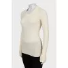 Beige jumper with tag