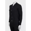 Slim fit wool cardigan