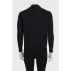 Slim fit wool cardigan