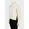 Wool and cashmere sweater