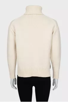 Wool and cashmere sweater