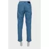 Мужские джинсы regular fit на пуговицах