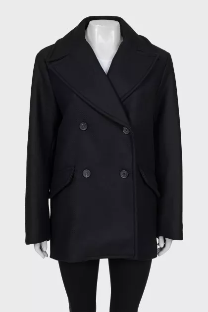 Double-breasted half-coat of six