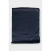 Blue scarf with branded print