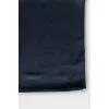 Blue scarf with branded print