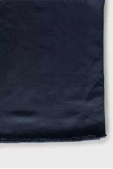 Blue scarf with branded print