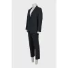 Men's pinstripe wool suit