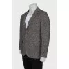 Men's wool and silk jacket