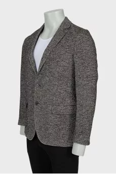 Men's wool and silk jacket