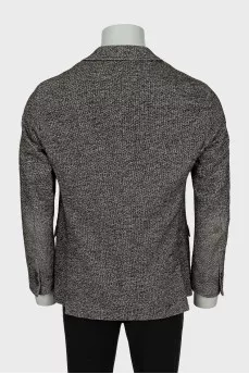 Men's wool and silk jacket