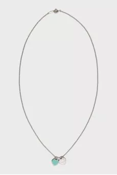 Silver Double Heart Pendant
