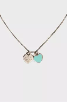 Підвіска із срібла Double Heart
