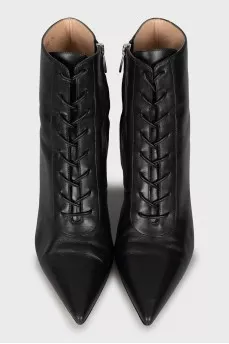 Шкіряні ботильйони kitten heel