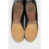 Leather boots with round toe