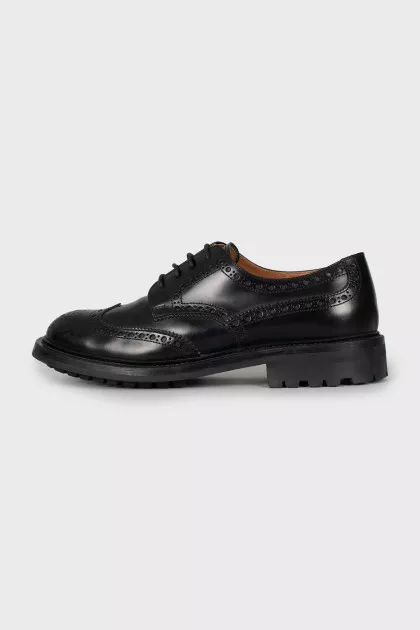 Embossed Leather Brogues