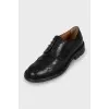 Embossed Leather Brogues