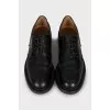 Embossed Leather Brogues