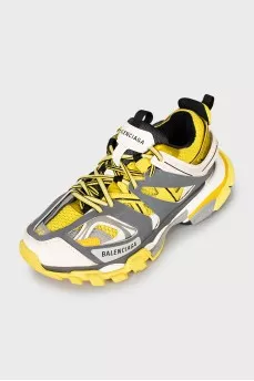 Yellow Track sneakers