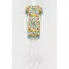 Dress in an abstract print