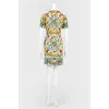 Dress in an abstract print