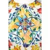 Dress in an abstract print