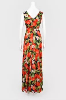 Beach-tunika dress in print apples