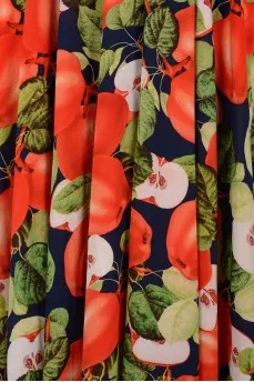 Beach-tunika dress in print apples