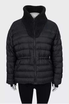 Reversible high neck jacket