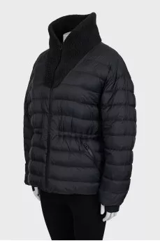 Reversible high neck jacket