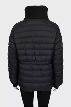 Reversible high neck jacket