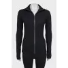 Fitted wool cardigan