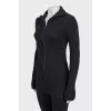 Fitted wool cardigan