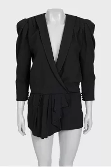 Jumpsuit decorated with frill