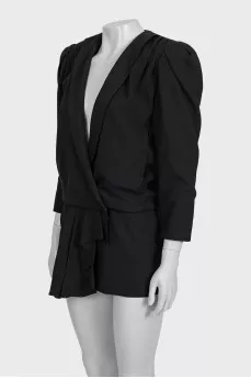 Jumpsuit decorated with frill