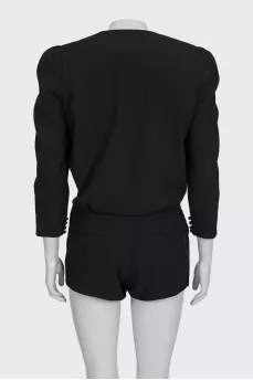 Jumpsuit decorated with frill
