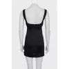 Black mini dress with tag