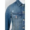 Jeans jacket with embroidery