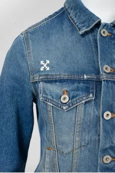 Jeans jacket with embroidery